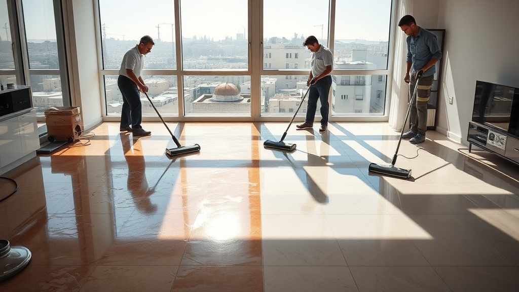 פוליש לרצפות בירושלים – למה זה לא רק עניין של מראה, אלא של איכות חיים